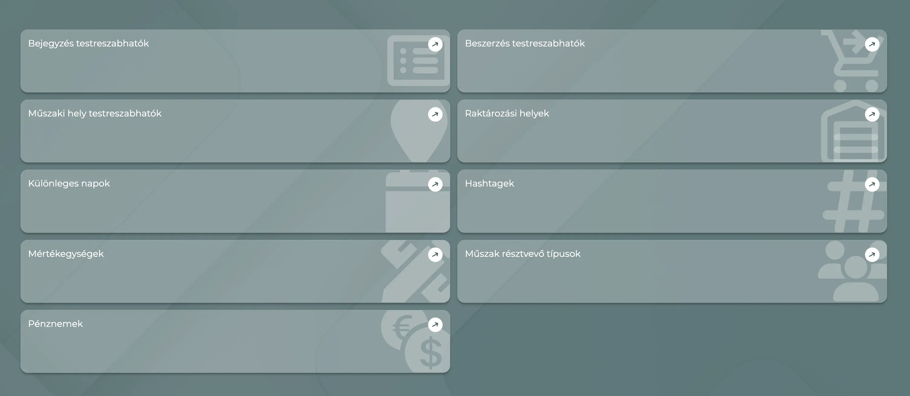 TAMMS Supervisor Menu